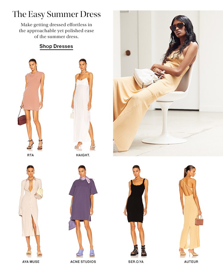 The Easy Summer Dress: Make getting dressed effortless in the approachable yet polished ease of the summer dress. Shop Dresses
