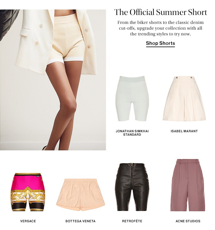 The Official Summer Short: From the biker shorts to the classic denim cut-offs, upgrade your collection with all the trending styles to try now. Shop Shorts