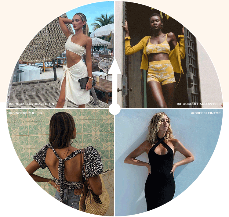 Weekend Outfit Roulette. Find out what look you should wear this weekend! Click to reveal.