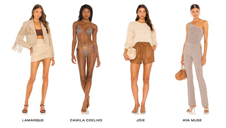 Neutral Perfection: The perfect nearly nude color palette that compliments every skin tone - think everything from soft neutrals to rich shades of brown - Shop Neutrals