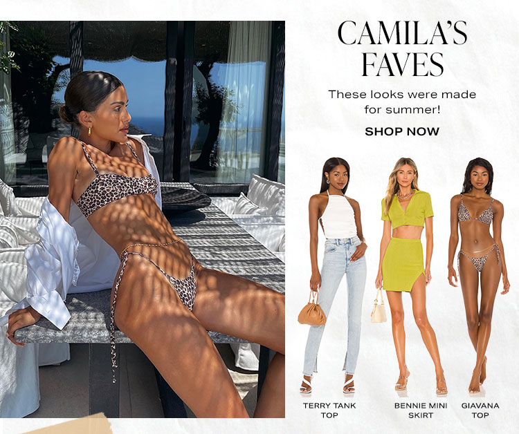 get excited, new is here! XO, @camilacoelho - REVOLVE Email Archive