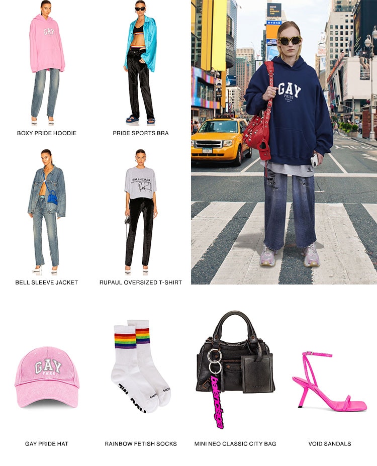 Balenciaga Pre-Fall ‘21. Driven by the responsibility to source sustainable materials, the latest collection focuses on oversized proportions in sporty-street & unisex styles. Shop Balenciaga