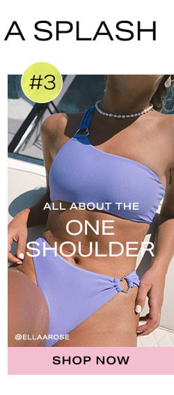 3 Styles That Make a Splash: #3 All About the One Shoulder - Shop Now