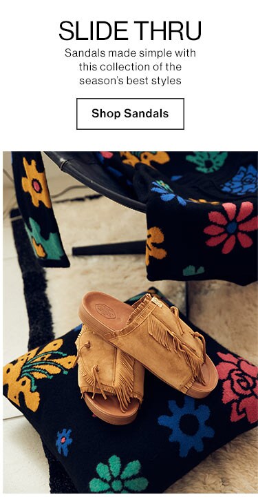 Slide Thru. Shop Sandals