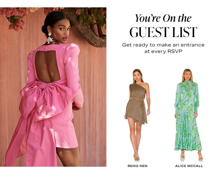 You’re On the Guest List: Get ready to make an entrance at every RSVP - Shop Guest Dresses