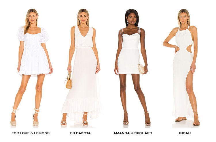 Currently Loving: White Dresses. An effortlessly-chic white dress is just the look you need to give you a fresh start to the season ahead. Shop the Edit.
