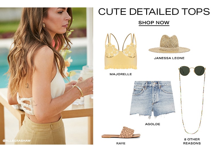 Cute Detailed Tops - Shop Now