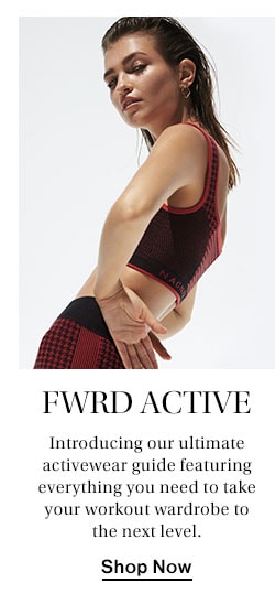 FWRD Active: Introducing our ultimate activewear guide featuring everything you need to take your workout wardrobe to the next level. Shop Now