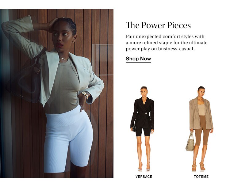 The Power Pieces. Pair unexpected comfort styles with a more refined staple for the ultimate power play on business-casual. Shop Now