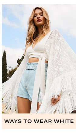Featured Shops: Ways to Wear White - Shop Now