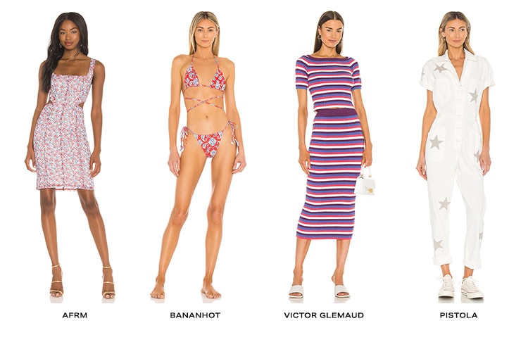 Red, White & Cute. Easy dresses, festive stripes, stylish sets & more looks to wear to all of your summer celebrations. Shop the edit.