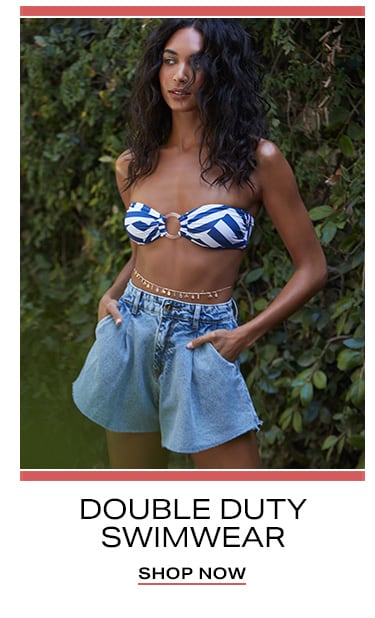 Double Duty Swimwear. Shop now.