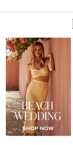 The Dress Code. Beach Wedding. Shop now.