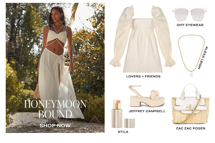 The Events. Honeymoon Bound. Shop now.