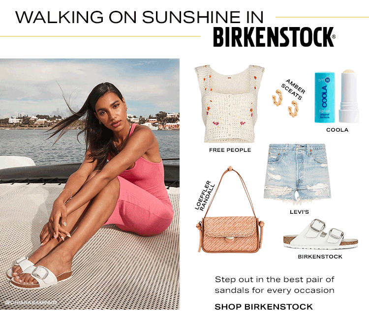 Walking on Sunshine in Birkenstock. Step out in the best pair of sandals for every occasion. Shop Birkenstock.
