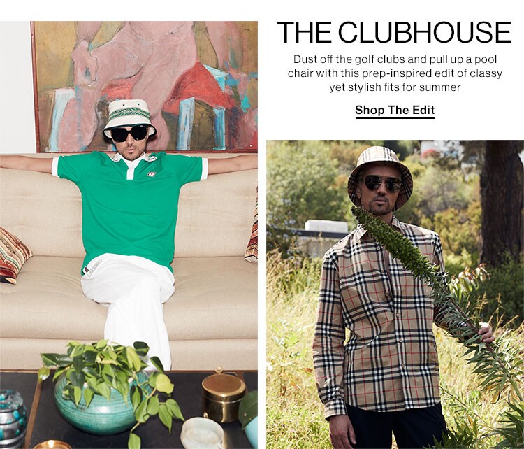 The Clubhouse.Dust off the golf clubs and pull up a pool chair with this prep-inspired edit of classy yet stylish fits for summer. Shop the Edit