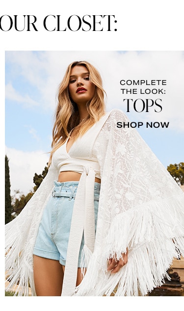 More For Your Closet: Complete the Look: Tops. Shop Now