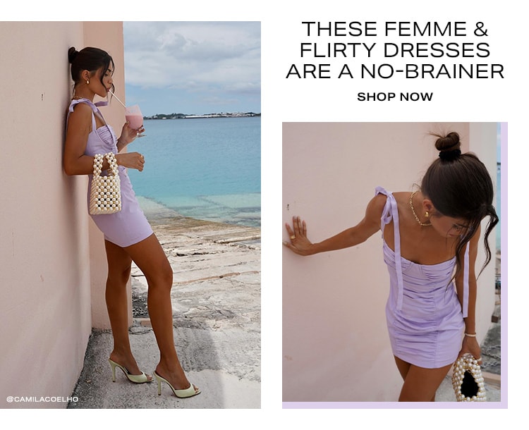 These Femme & Flirty Dresses Are A No-Brainer. Shop Now