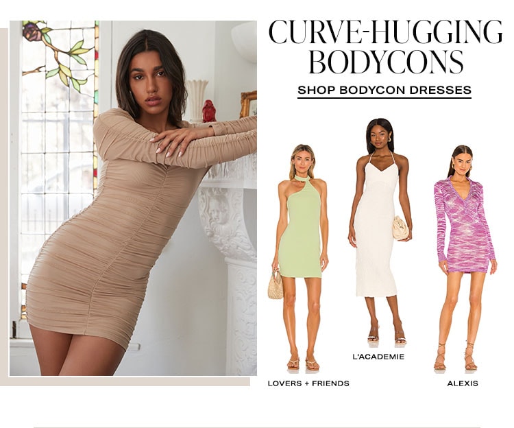 Curve-Hugging Bodycons. Shop Bodycon Dresses.