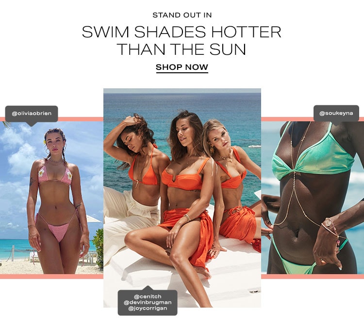 Stand Out in Swim Shades Hotter Than the Sun - Shop Now