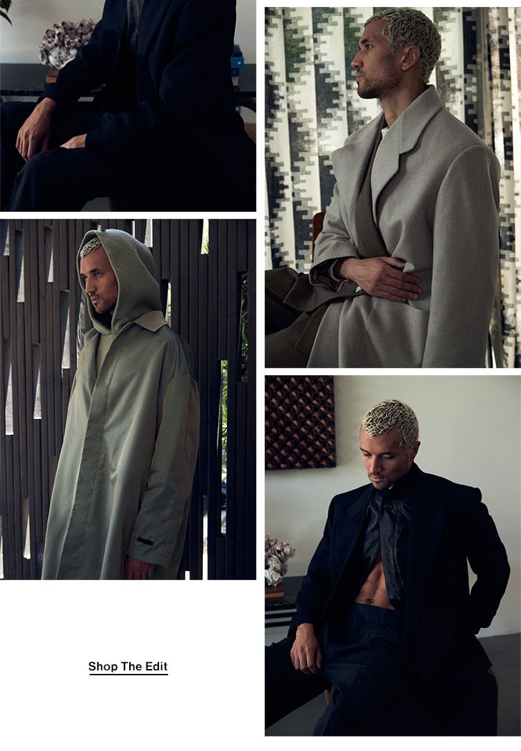 Now Viewing: Fear of God. The recent Seventh Collection release continues to explore and reimagine timeless sartorial styles through Jerry Lorenzo’s elevated high street aesthetic. Shop The Collection