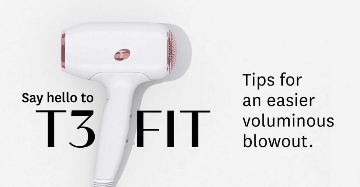 T3 Fit Compact Hair Dryer Blowout Tips