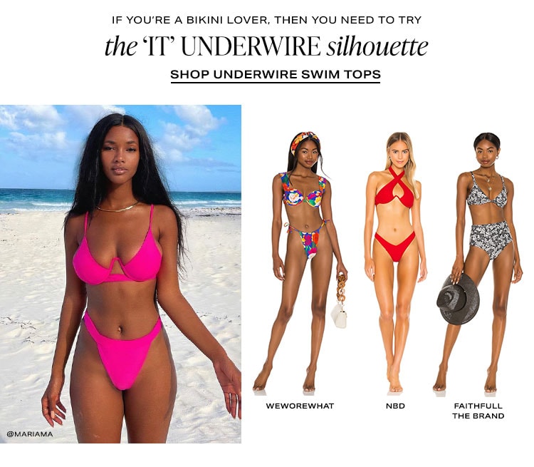 If You’re a Bikini Lover, Then You Need to Try the ‘It’ Underwire Silhouette - Shop Underwire Swim Tops