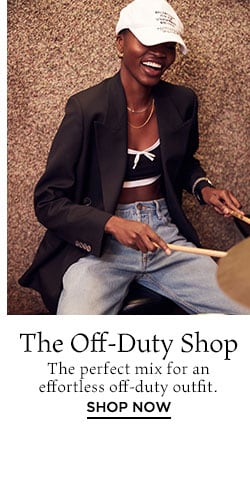 Off-Duty Shop. Shop Now.