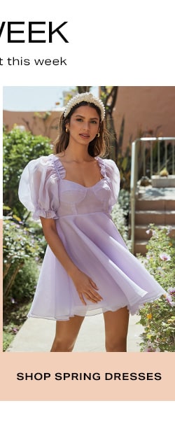 Best of the Week. A roundup of the looks you loved most this week. Shop Spring Dresses