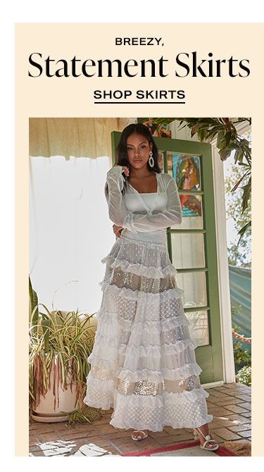 Looks We Love: Vacay Ready: Breezy, Statement Skirts - Shop Skirts