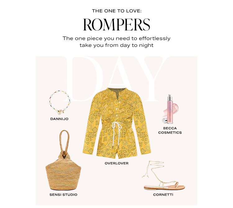 The One to Love: Rompers. The one piece you need to effortlessly take you from day to night