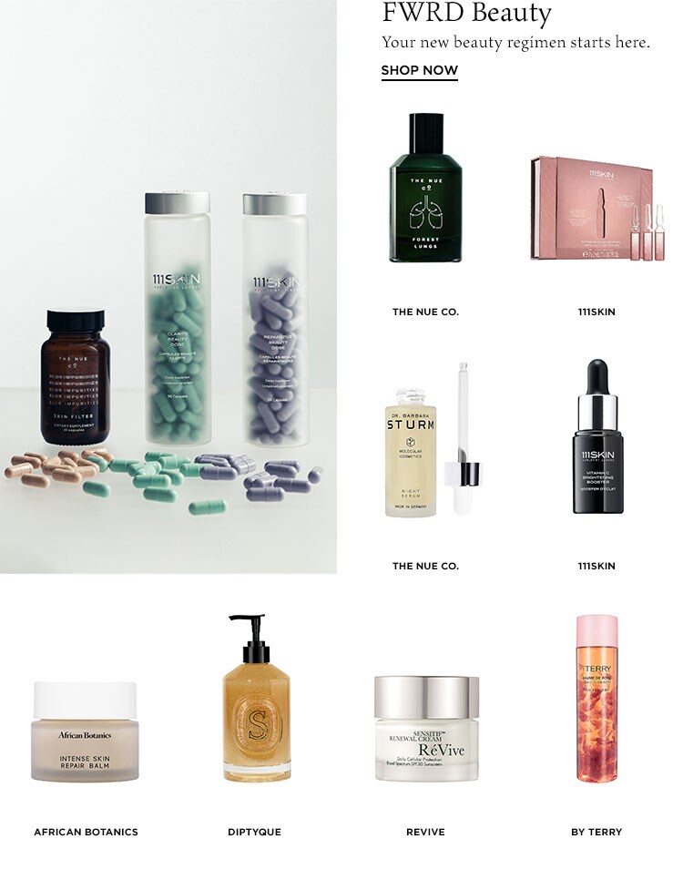 FWRD Beauty. Your new beauty regimen starts here. Shop Now