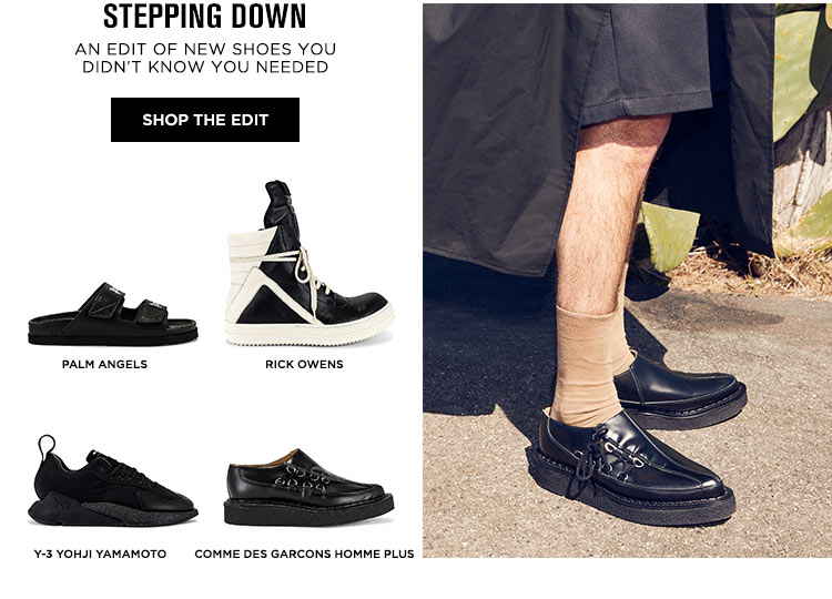 Stepping Down. An edit of New Shoes You Didn't Know You Needed. Shop The Edit