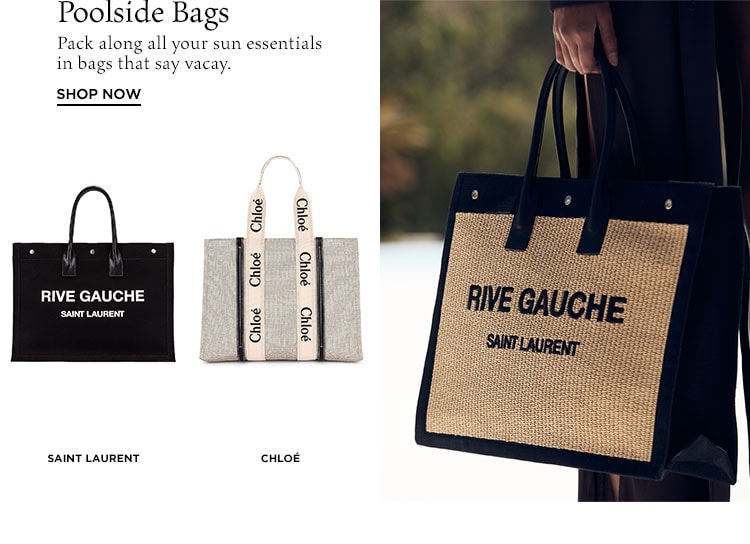 Poolside Bags. Pack along all your sun essentials in bags that say vacay. Shop Now