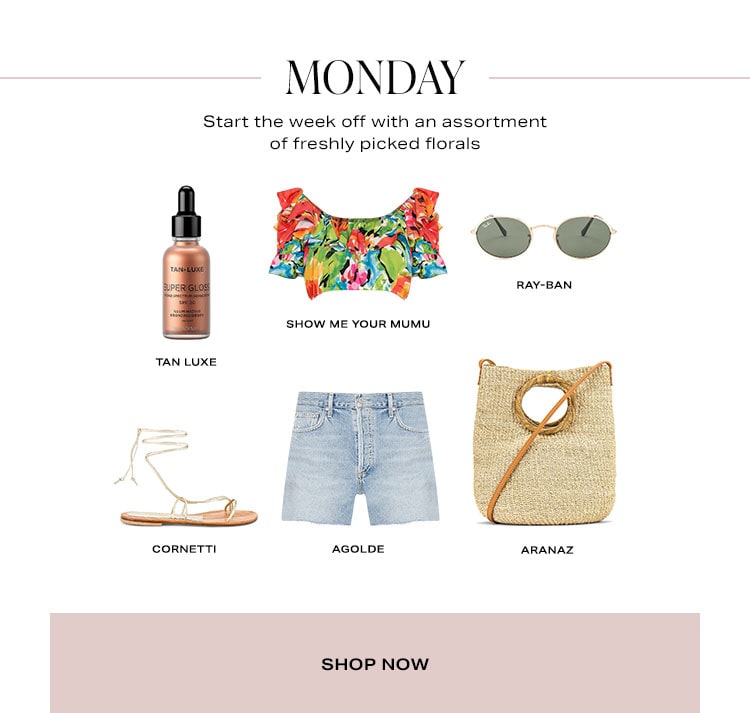 Monday. Start the week off with an assortment of freshly picked florals