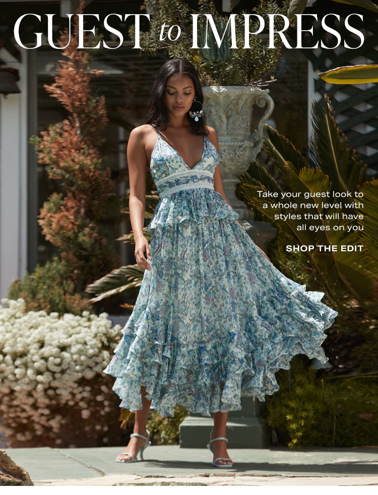Guest to Impress. Take your guest look to a whole new level with styles that will have all eyes on you. Shop the edit.
