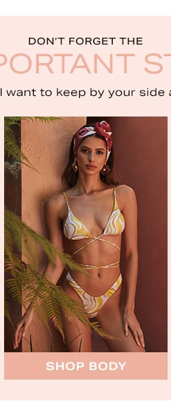 Don’t Forget the Most Important Step - SPF! Shop Body