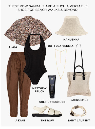 THESE ROW SANDALS ARE A SUCH A VERSATILE SHOE FOR BEACH WALKS & BEYOND.