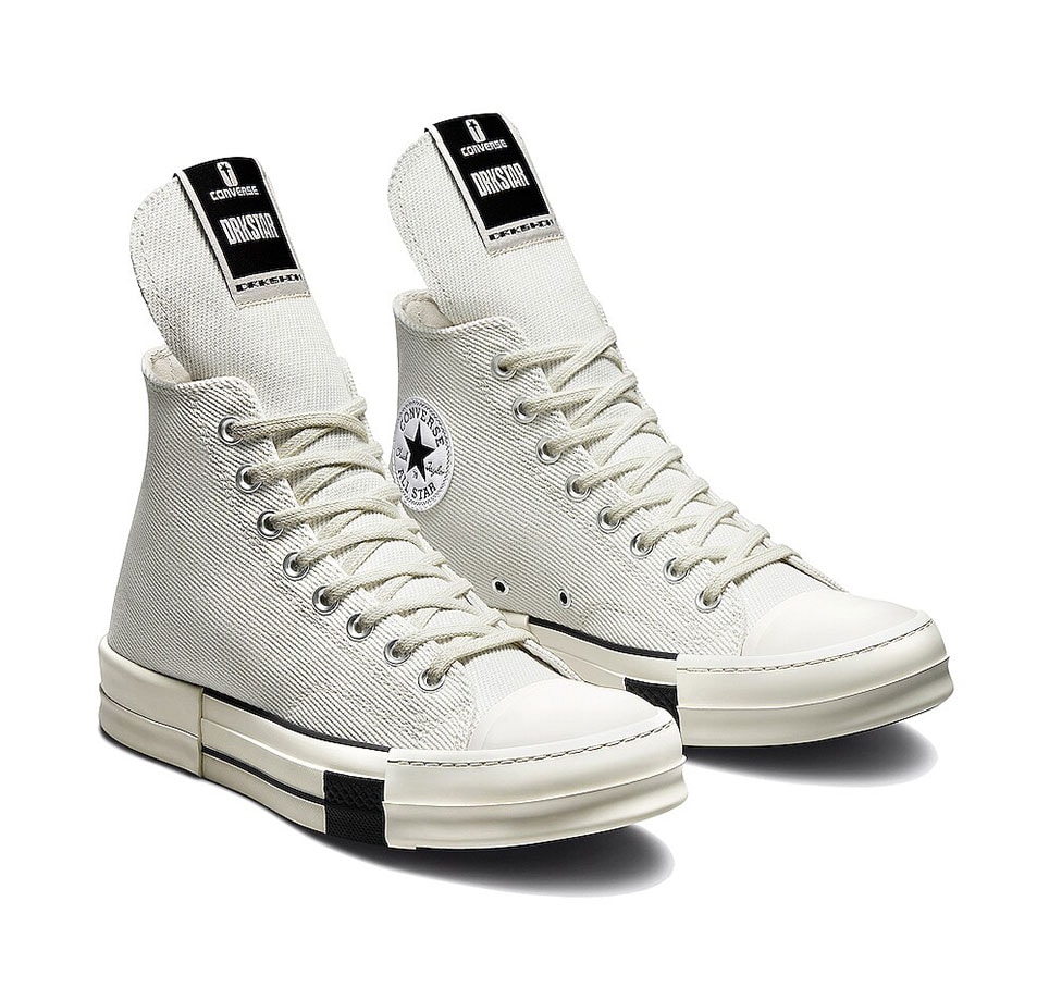 DRKSHDW by Rick Owens x Converse DRKSTAR Hi Sneaker in White