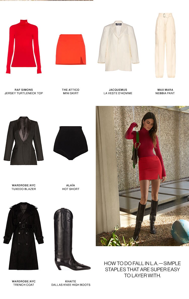 How to do fall in L.A.—simple staples that are super easy to layer with.