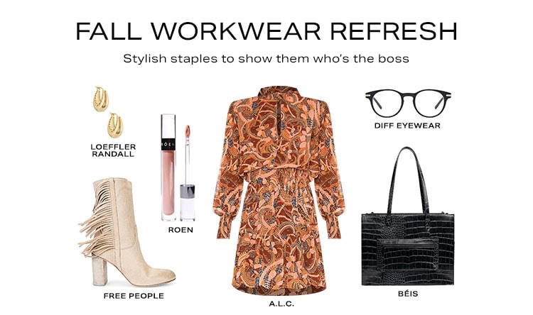 Fall Workwear Refresh. Stylish staples to show them who's the boss. Shop now.