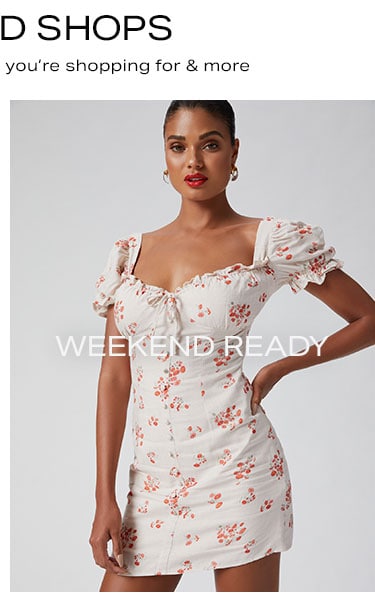 Featured Shops. Every style, trend, occasion you're shopping for & more. Weekend Ready.