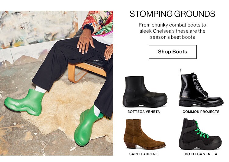 Stomping Grounds - From chunky combat boots to sleek Chelsea’s these are the season’s best boots - SHOP BOOT