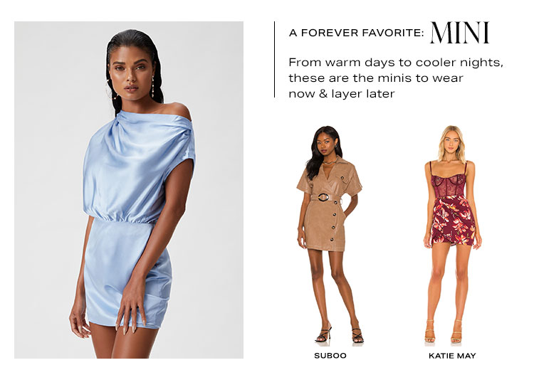 A Forever Favorite: Mini: From warm days to cooler nights, these are the minis to wear now & layer later - Shop Mini Dresses