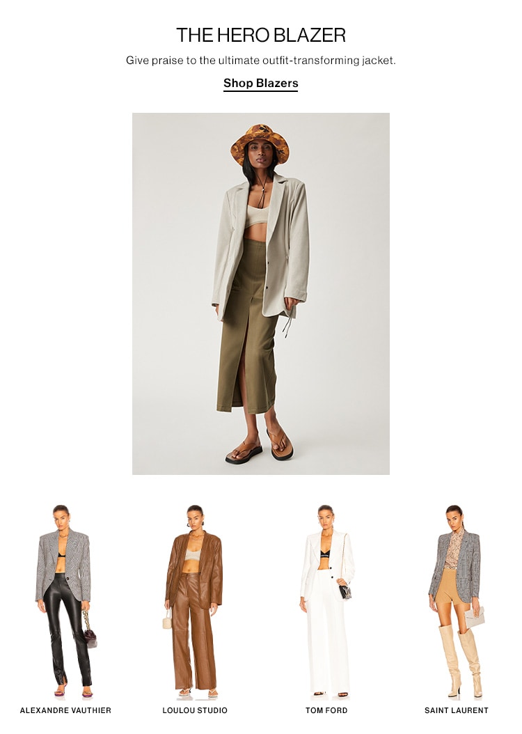 The Hero Blazer. Give praise to the ultimate outfit-transforming jacket. Shop Blazers