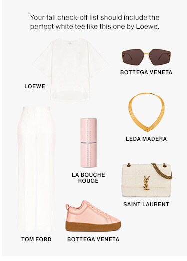 Your fall check-off list should include the perfect white tee like this one by Loewe.