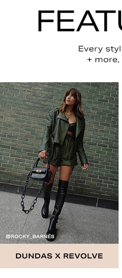 Featured Shops - Every style, trend, occasion you’re shopping for + more, inspired by New York Fashion Week. DUNDAS x REVOLVE