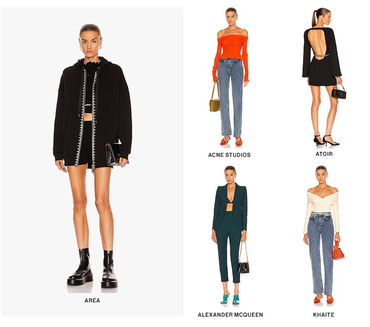 New Arrivals: Area, Balenciaga, Bottega Veneta, Khaite, Givenchy, Saint Laurent + more - Shop Now