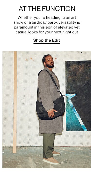 At The Function: Whether you’re heading to an art show or a birthday party, versatility is paramount in this edit of elevated yet casual looks for your next night out - Shop the Edit