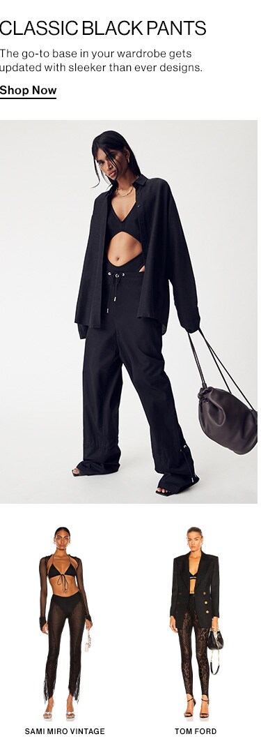 Classic Black Pants.